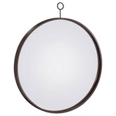 Coaster Gwyneth Round Wall Mirror Black Nickel Model 961495